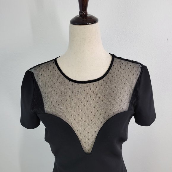 NWT- JILL by JILL Stuart Dotted Mesh Gown maxi dress Sz 4 - Picture 2 of 11